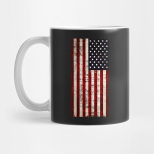 Vintage USA Flag, All American Flag, Distressed Worn United States Flag US 4th of July Flag, 4 de Julio Ropa Mug